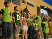 Terceira fase da confraternizao:
Jogo de Futebol Americano, Cuiab Arsenal vence Jacars do Pantanal por 93 a zero e faz histria.